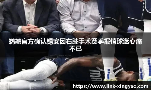 鹈鹕官方确认锡安因右膝手术赛季报销球迷心痛不已